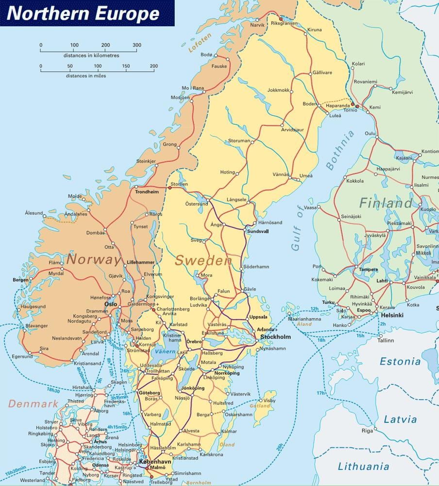 kort narvik i Norge