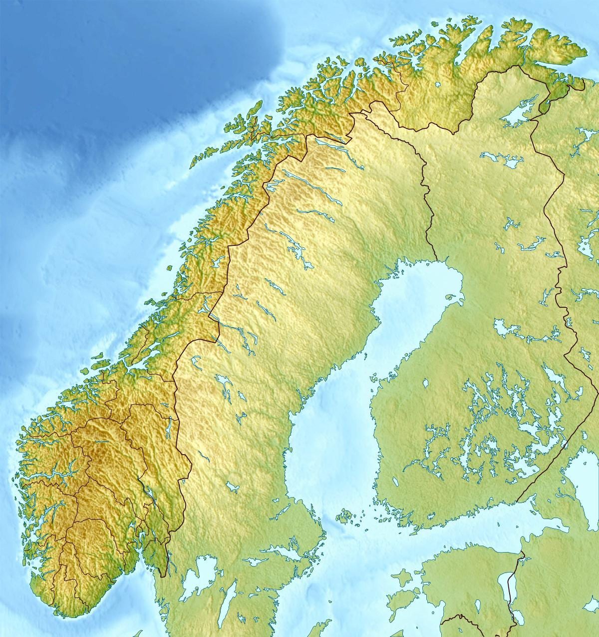 Kort cloud Norge