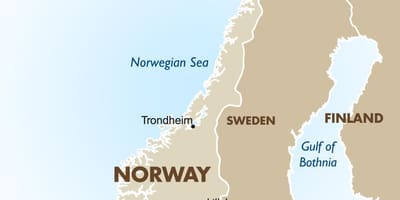 Norge kapital kort