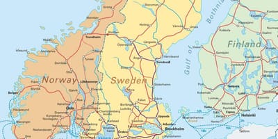 Kort narvik i Norge