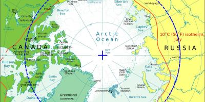 Arktiske Norge kort