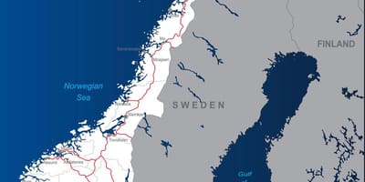 Betalingsveje i Norge kort