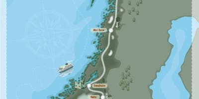 Camping Norge kort