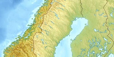 Norge topo kort