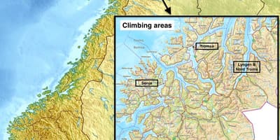 Tromsø Norge kort